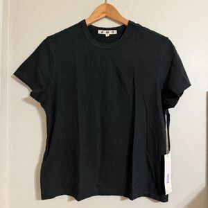 AMO Classic Black Short Sleeve Tee